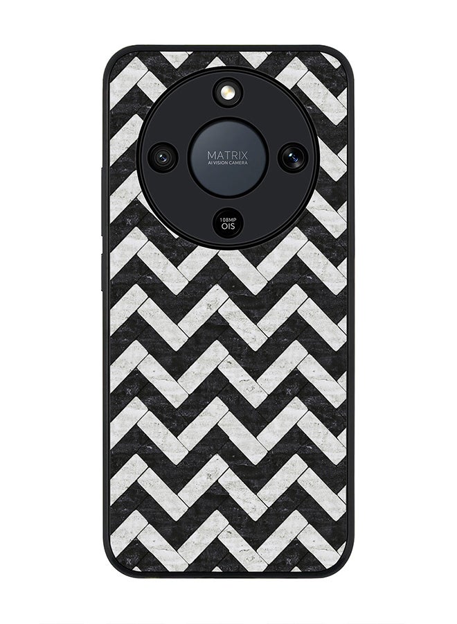 For Honor X9d / Magic8 Lite / X70 Case,Slim fit Camera Protection, Shockproof Thin Phone cover  - Chevron Tiles